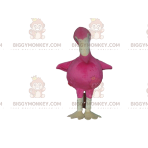Kostým maskota obřího plameňáka BIGGYMONKEY™, kostým velkého růžového ptáka - Pták maskot - BIGGYMONKEY_09997 - BiggyMonkey.com
