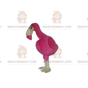 Kostým maskota obřího plameňáka BIGGYMONKEY™, kostým velkého růžového ptáka - Pták maskot - BIGGYMONKEY_09997 - BiggyMonkey.com