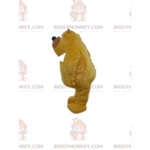Großer gelber und weißer Bär BIGGYMONKEY™ Maskottchen-Kostüm
