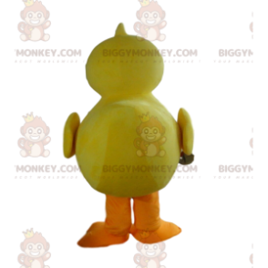 Disfraz de mascota BIGGYMONKEY™ gran pato amarillo y naranja, disfraz de canario - Mascota de los patos - BiggyMonkey.com