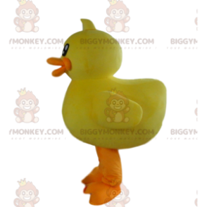 Disfraz de mascota BIGGYMONKEY™ gran pato amarillo y naranja, disfraz de canario - Mascota de los patos - BiggyMonkey.com
