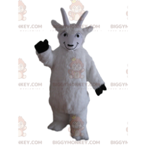 BIGGYMONKEY™ Kostým maskota bílé kozy, Kostým kozy, Beran - Hospodářská zvířata - BIGGYMONKEY_010010 - BiggyMonkey.com