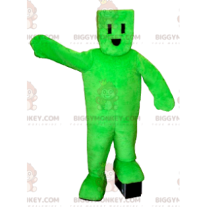 Spina elettrica Green Man Costume Mascotte BIGGYMONKEY™ -