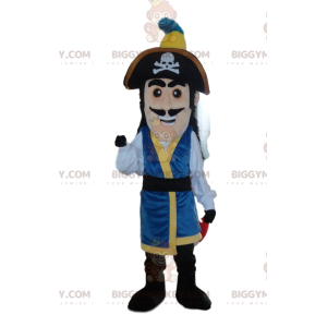 Pirat BIGGYMONKEY™ maskotdräkt, piratkaptensdräkt - BiggyMonkey