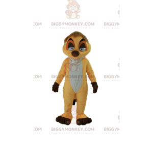 BIGGYMONKEY™ mascot costume of Timon, famous cartoon meerkat