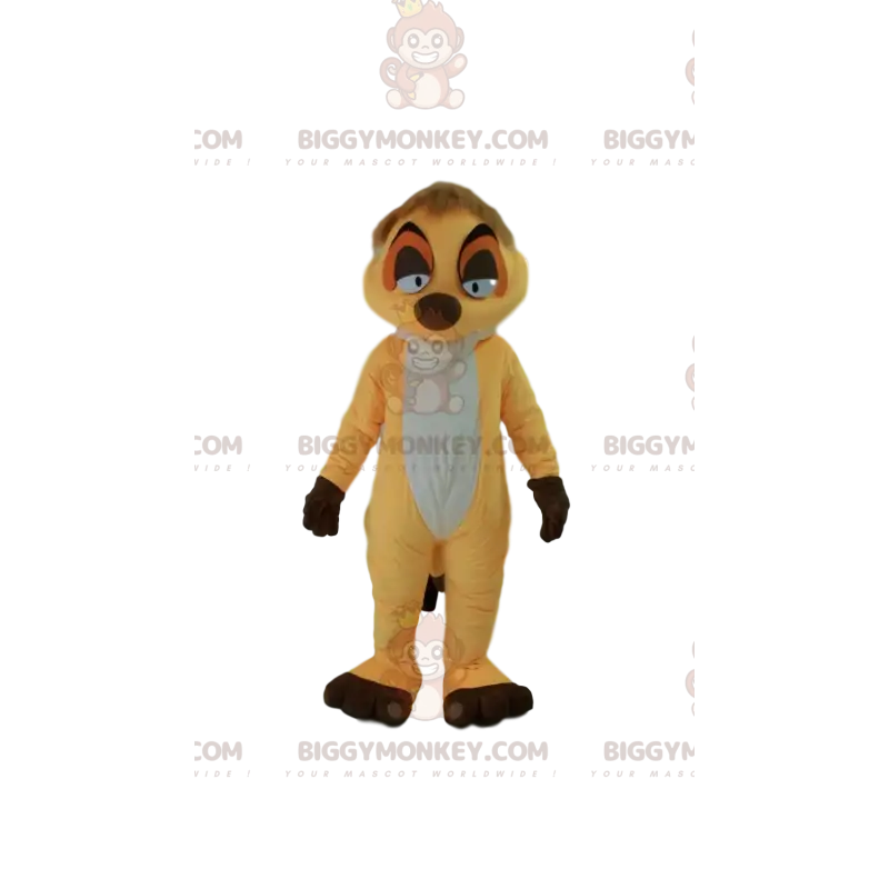 BIGGYMONKEY™ maskotkostume af Timon, berømt tegneseriesikat BIGGYMONKEY™ maskotkostume af Timon, berømt tegneseriesikat