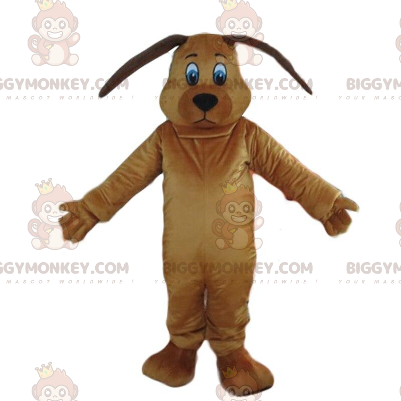 Disfraz de mascota de perro marrón BIGGYMONKEY™, disfraz de