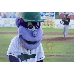 Στολή μασκότ Purple Monkey BIGGYMONKEY™ με καπάκι -