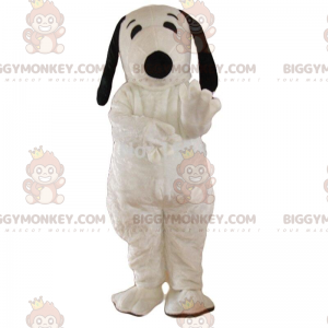 BIGGYMONKEY™ mascot costume of Snoopy, the famous cartoon dog -