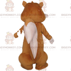 BIGGYMONKEY™ mascot costume brown and white squirrel, forest