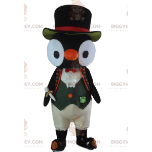 Very stylish and entertaining cute penguin BIGGYMONKEY™ mascot