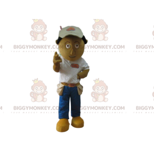 BIGGYMONKEY™ mascot costume, worker, handyman, handyman costume