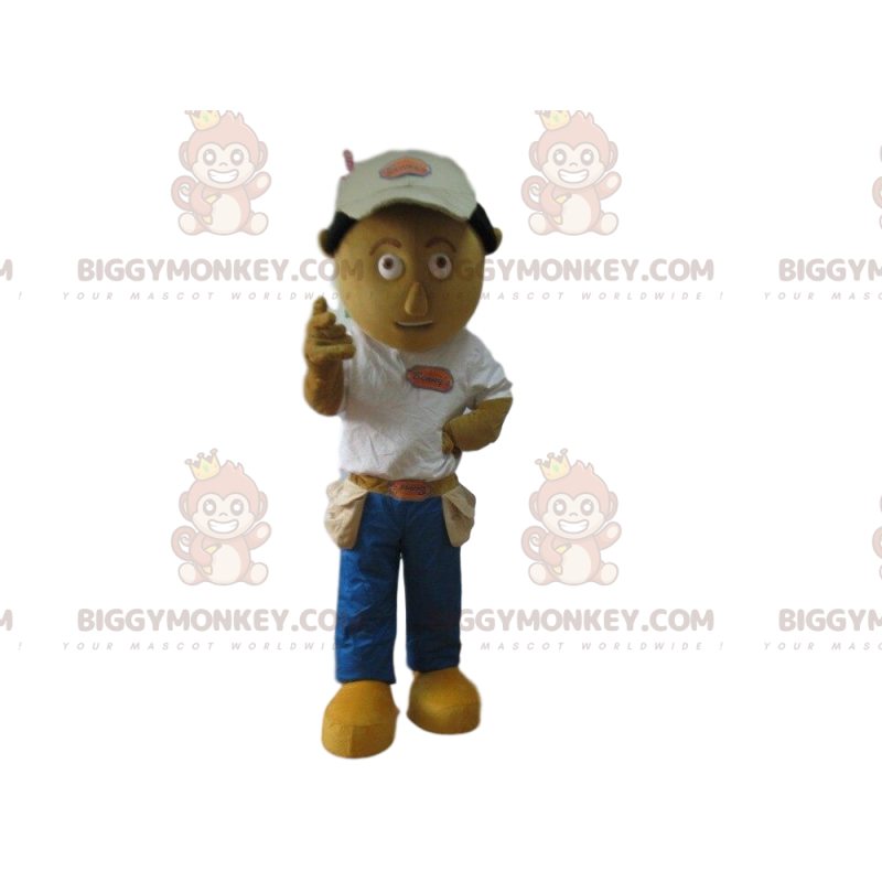 Costume da mascotte BIGGYMONKEY™, costume da lavoratore Costume da mascotte BIGGYMONKEY™, costume da lavoratore