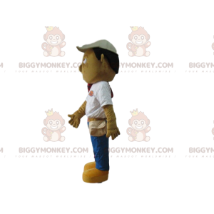 BIGGYMONKEY™ mascot costume, worker, handyman, handyman costume