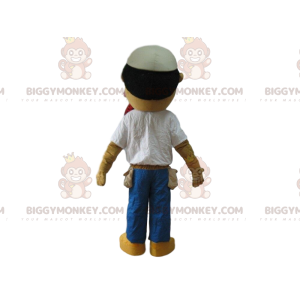 BIGGYMONKEY™ mascot costume, worker, handyman, handyman costume