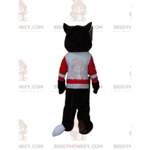 BIGGYMONKEY™ costume da mascotte di lupo in abbigliamento
