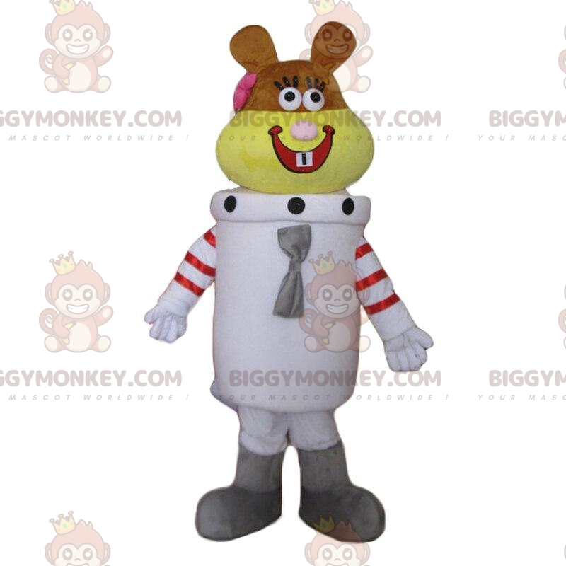 BIGGYMONKEY™ Mascot Costume of Sandy the Astronaut Squirrel in