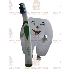 Costume da mascotte BIGGYMONKEY™ del dente gigante con