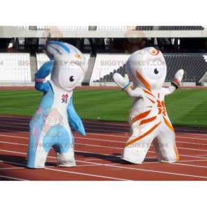 2 maskot mimozemšťanů BIGGYMONKEY™ z olympijských her 2012 –