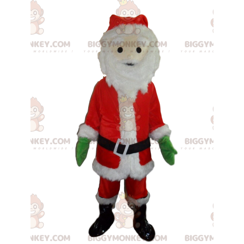 Costume da Babbo Natale BIGGYMONKEY™ mascotte, costume di Costume da Babbo Natale BIGGYMONKEY™ mascotte, costume di