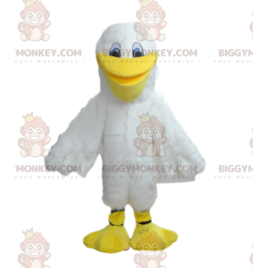 BIGGYMONKEY™ Mascot Costume Great White Gull, Pelican Costume