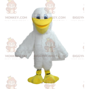 Kostium maskotki BIGGYMONKEY™ Mewa biała, kostium pelikana, ptak morski - Maskotka ptak - BIGGYMONKEY_010058 - BiggyMonkey.com