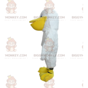 BIGGYMONKEY™ Maskottchenkostüm Weiße Möwe, Pelikankostüm