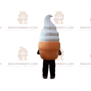 Costume de mascotte BIGGYMONKEY™ de cornet de glace géant