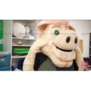 Pink Pig BIGGYMONKEY™ maskottiasu - Biggymonkey.com