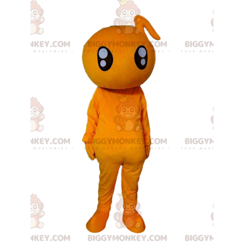 Oranje karakter BIGGYMONKEY™ mascottekostuum, oranje