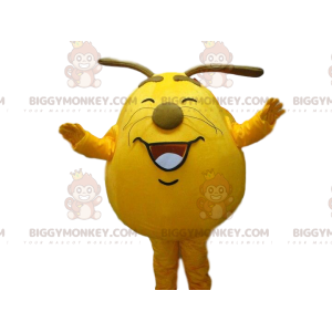 BIGGYMONKEY™ Maskottchenkostüm Gelbes Monster, süß und
