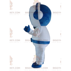 BIGGYMONKEY™ Disfraz de mascota de marca automotriz famosa azul