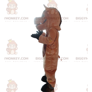 Schwarzes Wildschwein BIGGYMONKEY™ Maskottchenkostüm, riesiges