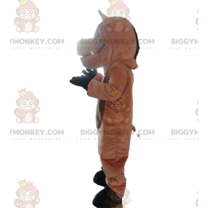 Στολή μασκότ BIGGYMONKEY™ μαύρου κάπρου, κοστούμι γιγάντιας