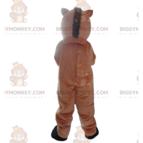 Traje de mascote BIGGYMONKEY™ de javali preto, traje de javali gigante - Mascotes de porco - BiggyMonkey.com