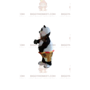 Disfraz de mascota BIGGYMONKEY™ de Po Ping, el famoso panda de