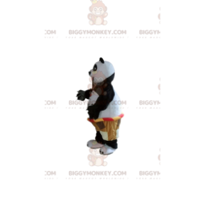 Στολή μασκότ BIGGYMONKEY™ του Po Ping, του διάσημου πάντα στο Kung fu panda - Μασκότ διάσημων χαρακτήρων - BiggyMonkey.com