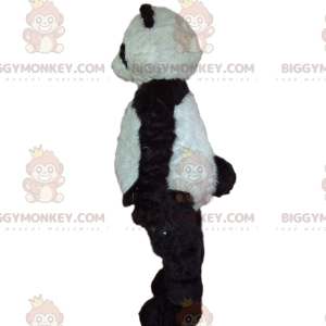 BIGGYMONKEY™ mascot costume black and white panda, soft and