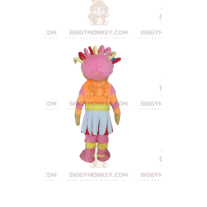 BIGGYMONKEY™-mascottekostuum voor poppen, kleurrijke