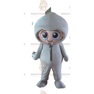 BIGGYMONKEY™-Maskottchenkostüm für Kinder im weißen Overall -