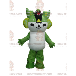 Postać z mangi Kostium maskotki BIGGYMONKEY™ biało-zielony