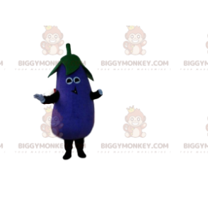 Giant Eggplant BIGGYMONKEY™ Mascot Costume, Purple Vegetable