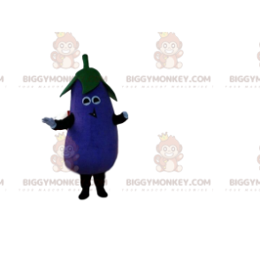 Στολή μασκότ BIGGYMONKEY™ Giant Eggplant, Μωβ κοστούμι
