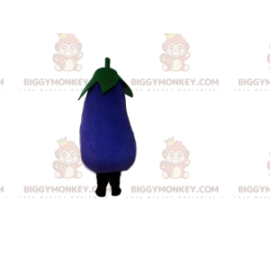 Giant Eggplant BIGGYMONKEY™ Mascot Costume, Purple Vegetable