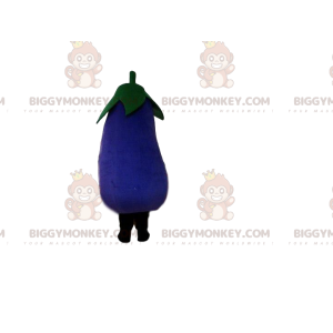 Στολή μασκότ BIGGYMONKEY™ Giant Eggplant, Μωβ κοστούμι