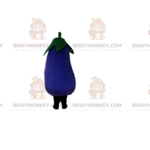 Gigantische aubergine BIGGYMONKEY™ mascottekostuum, paarse