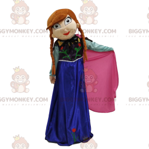 Costume da mascotte Frozen BIGGYMONKEY™, costume da principessa