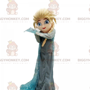 Traje de mascote BIGGYMONKEY™ de Elsa, princesa do desenho
