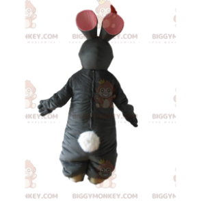 Disfraz de mascota de conejito gris y blanco BIGGYMONKEY™
