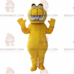 Traje de mascote BIGGYMONKEY™ de Garfield, o famoso gato laranja dos desenhos animados - BiggyMonkey.com
